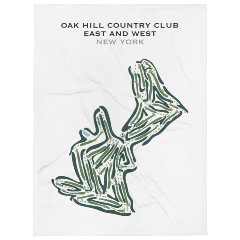 Oak Hill Country Club East & West, New York - Printed Golf Courses