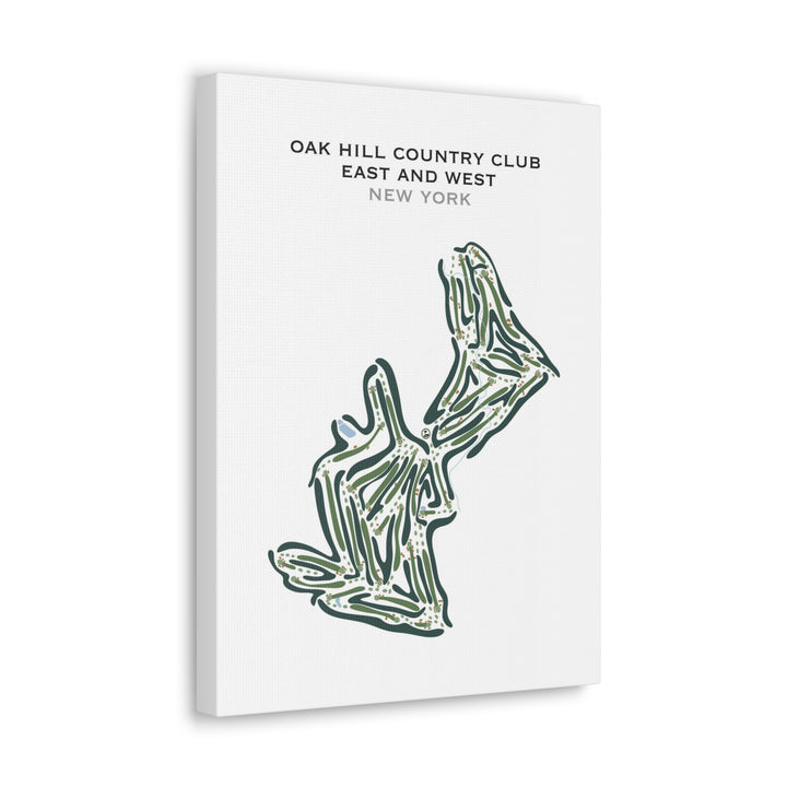 Oak Hill Country Club East & West, New York - Printed Golf Courses