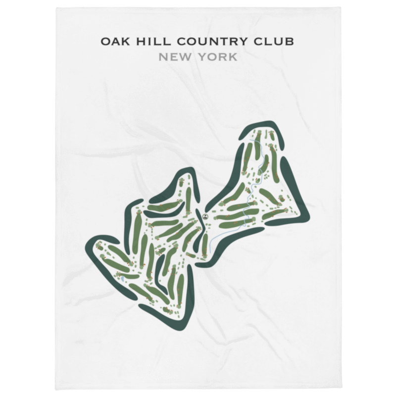 Oak Hill Country Club, New York - Printed Golf Course