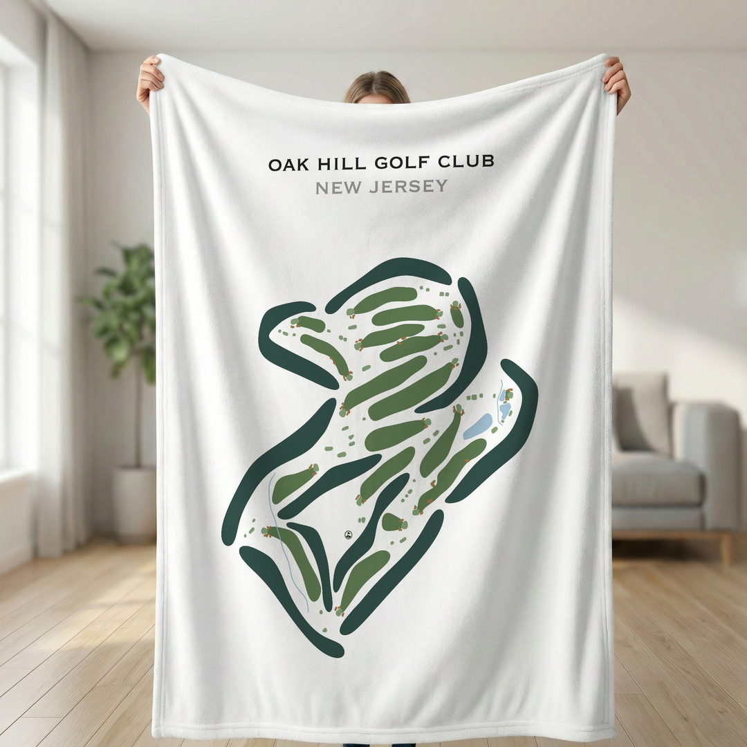 Oak Hill Golf Club, New Jersey - Printed Golf Course