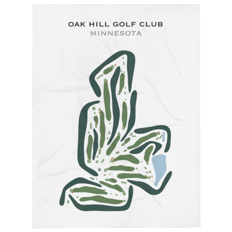 Oak Hill Golf Club, Minnesota - Printed Golf Courses