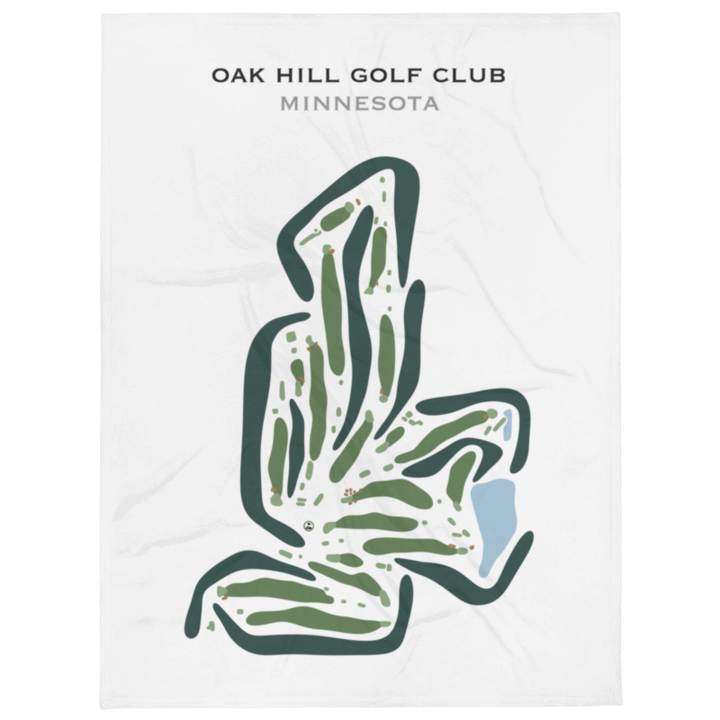 Oak Hill Golf Club, Minnesota - Printed Golf Courses