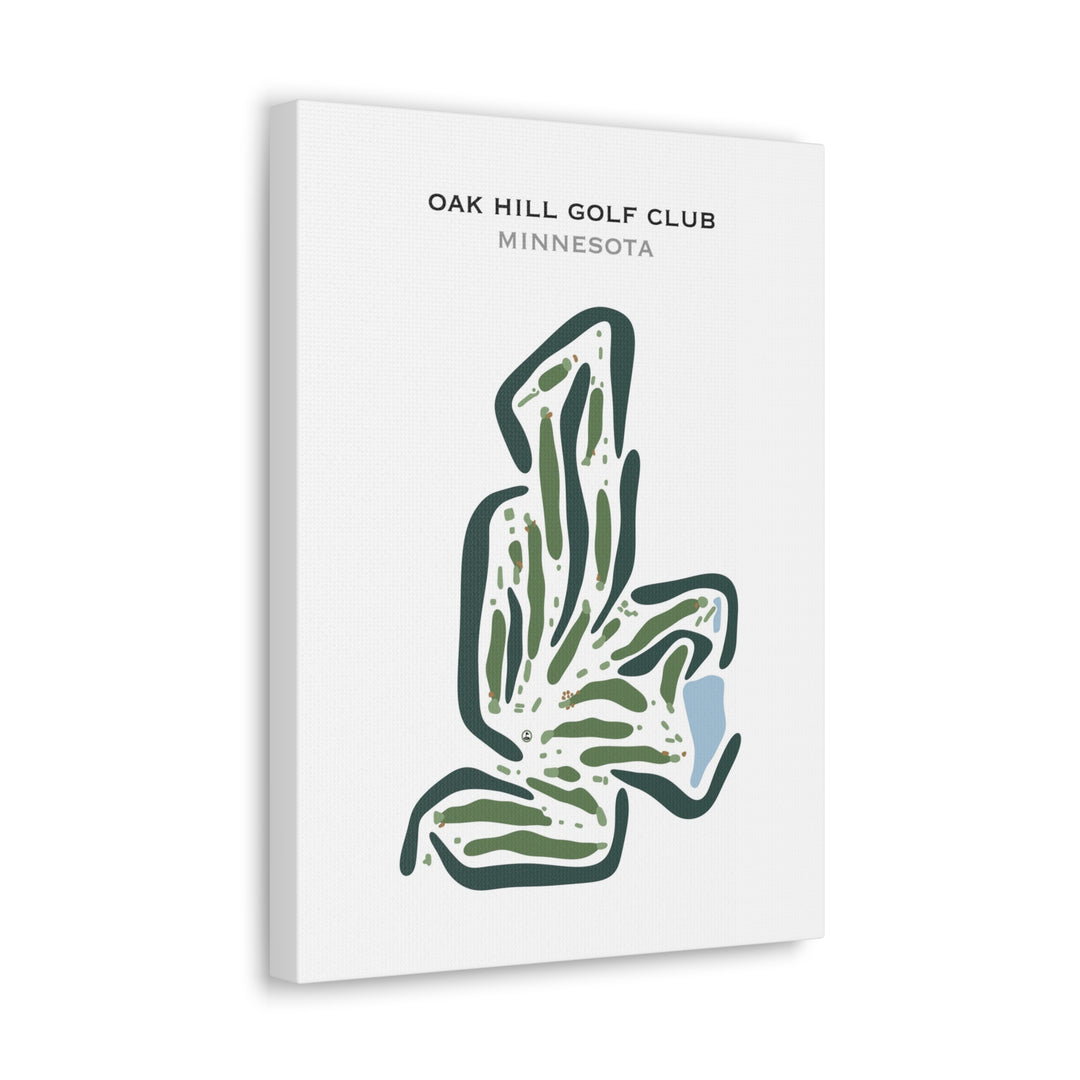 Oak Hill Golf Club, Minnesota - Printed Golf Courses