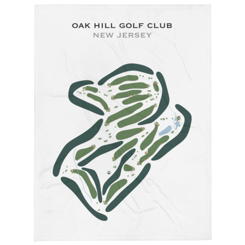 Oak Hill Golf Club, New Jersey - Printed Golf Course