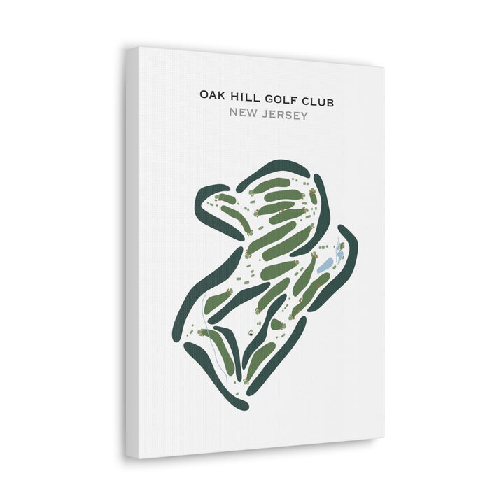 Oak Hill Golf Club, New Jersey - Printed Golf Course