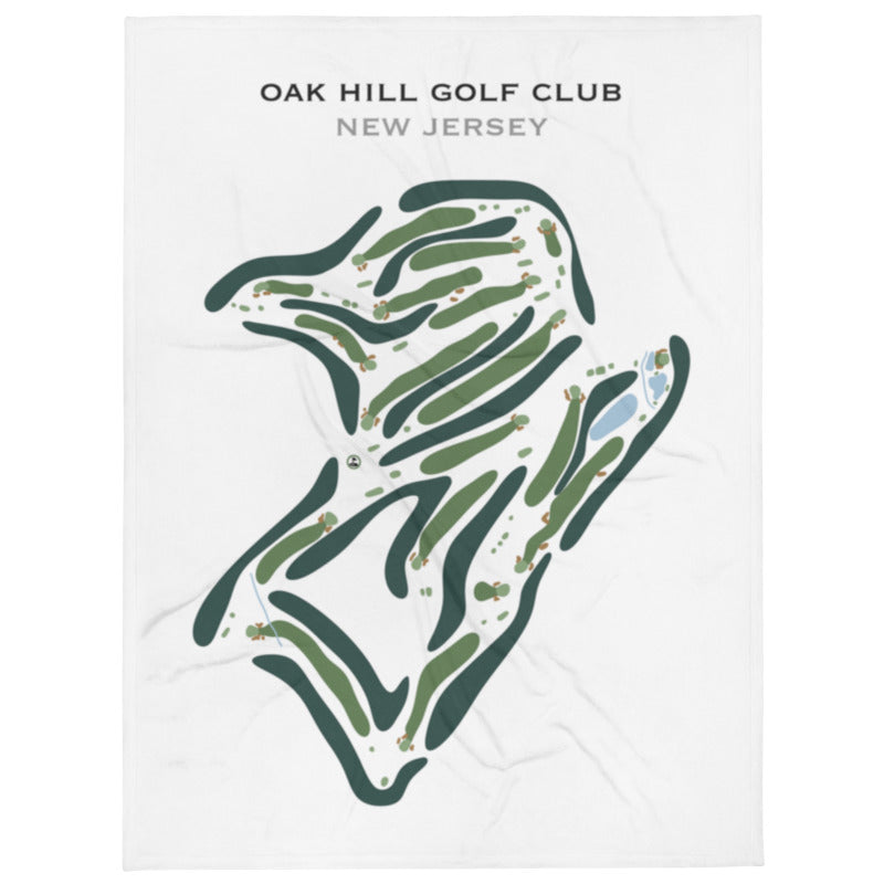 Oak Hill Golf Club, New Jersey - Printed Golf Course