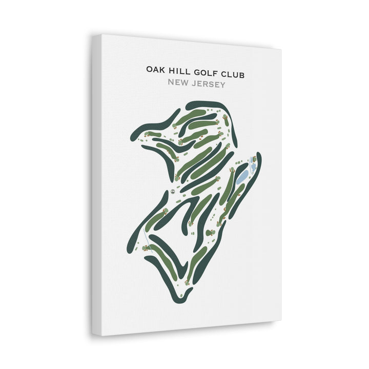 Oak Hill Golf Club, New Jersey - Printed Golf Course