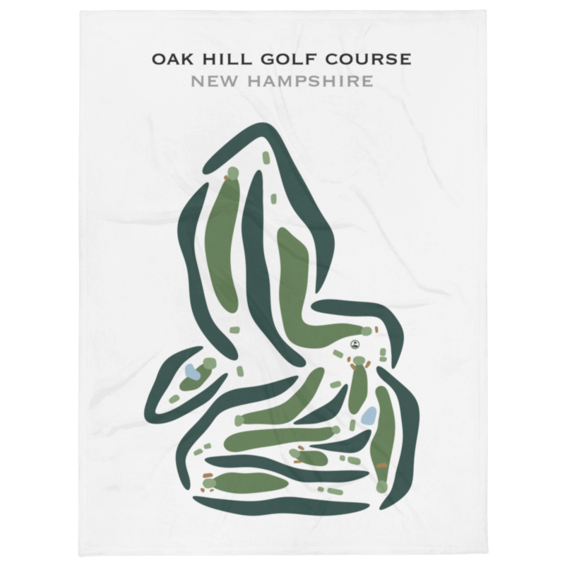 Oak Hill Golf Course, New Hampshire - Printed Golf Courses