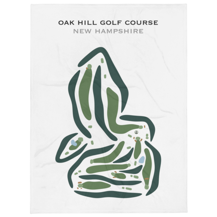 Oak Hill Golf Course, New Hampshire - Printed Golf Courses