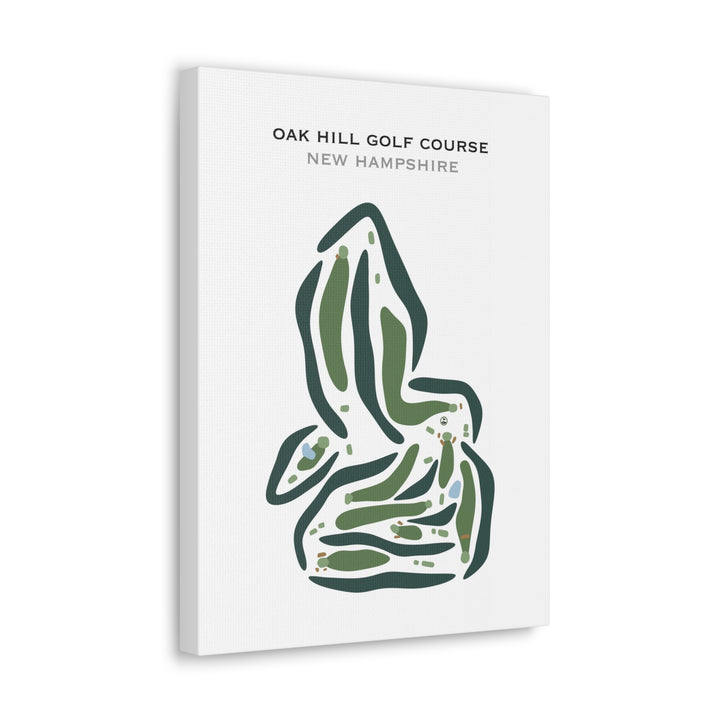 Oak Hill Golf Course, New Hampshire - Printed Golf Courses