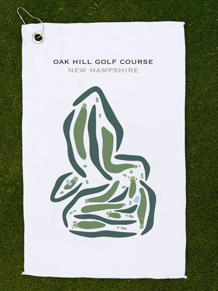 Oak Hill Golf Course, New Hampshire - Printed Golf Courses