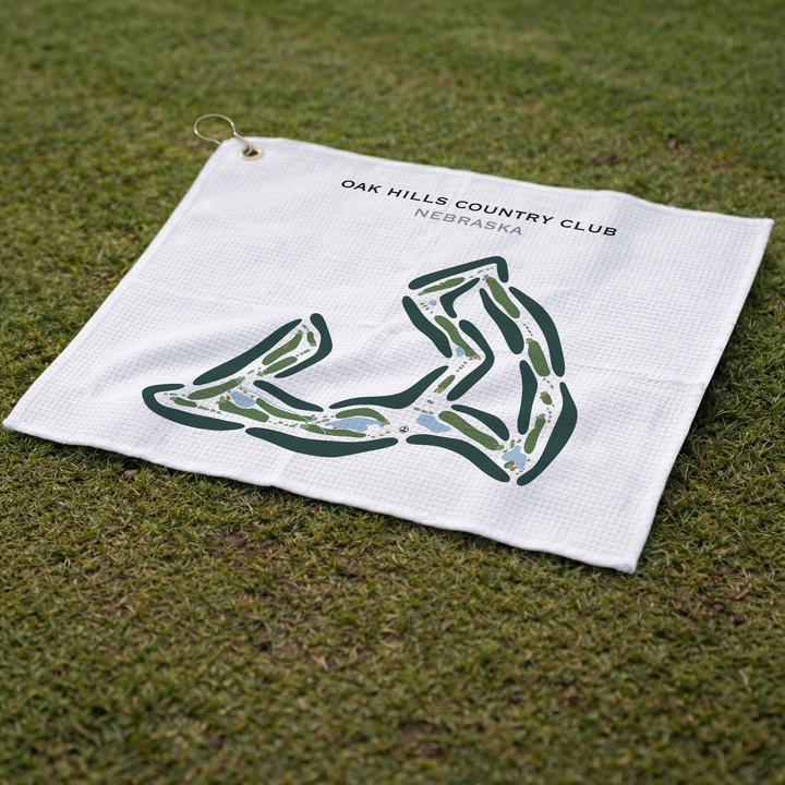 Oak Hills Country Club, Nebraska - Printed Golf Courses
