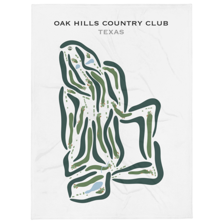 Oak Hills Country Club, Texas - Printed Golf Courses