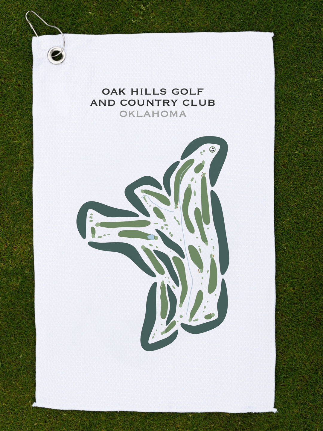 Oak Hills Golf & Country Club, Oklahoma - Printed Golf Courses