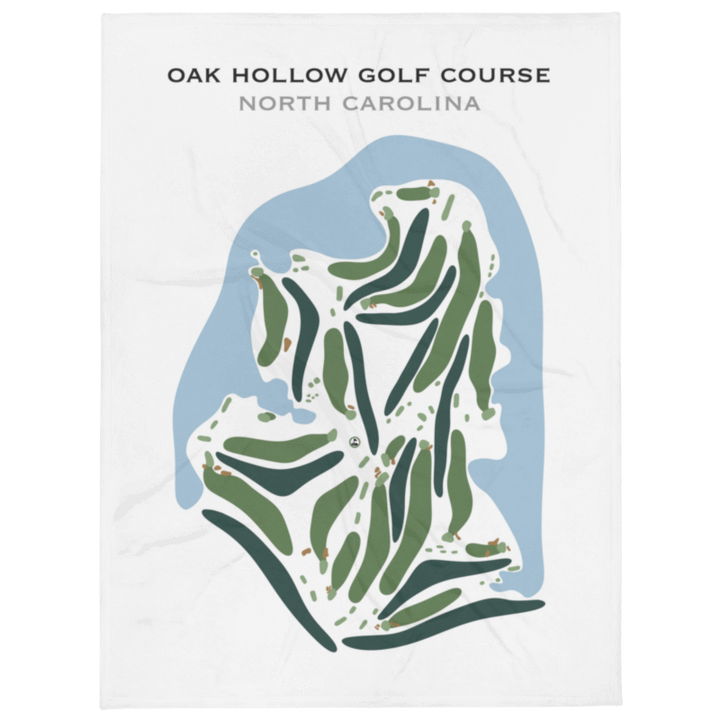 Oak Hollow Golf Course, North Carolina - Printed Golf Course