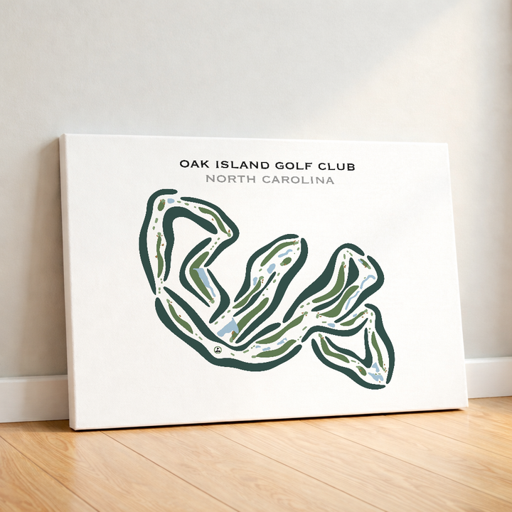 Oak Island Golf Club, North Carolina - Printed Golf Courses