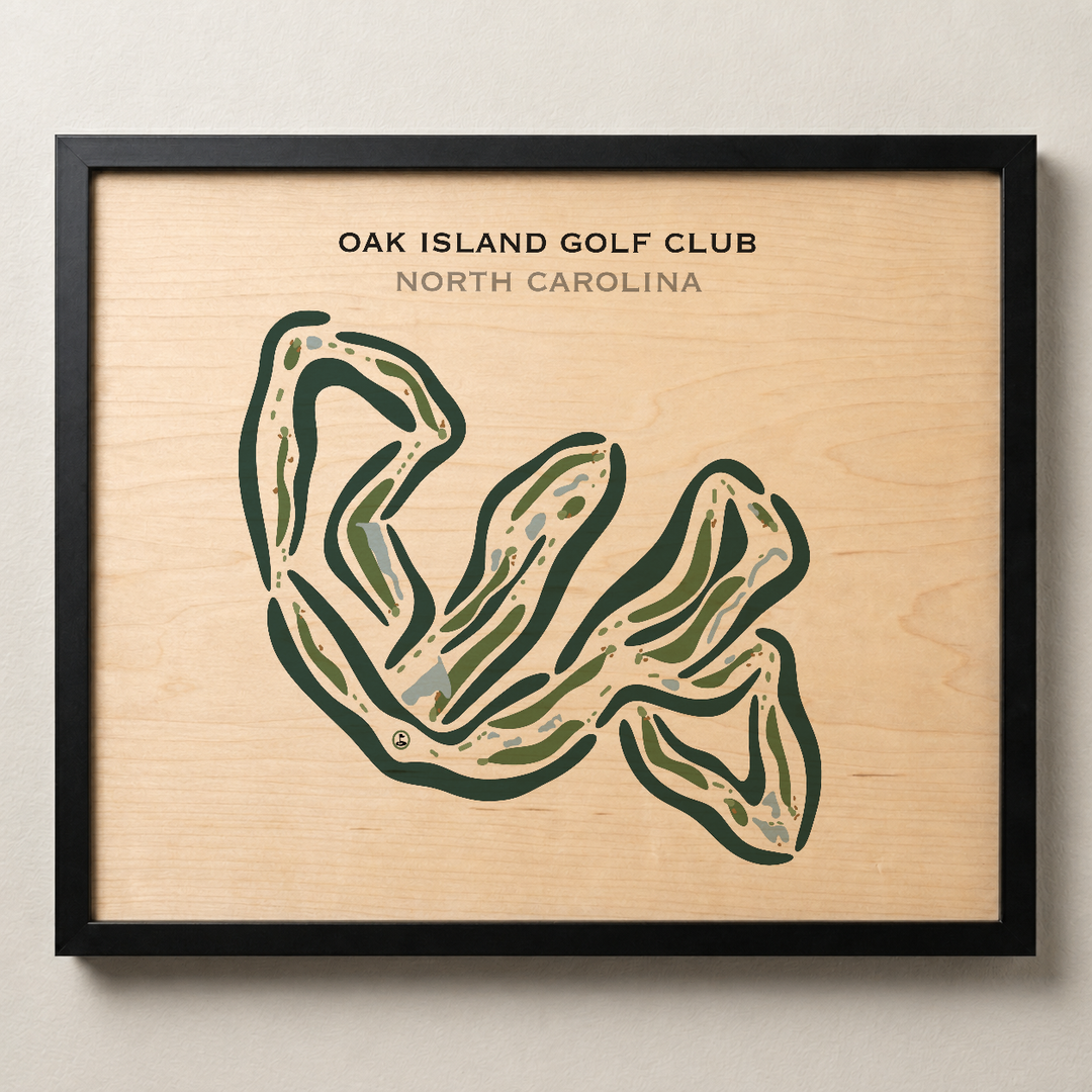 Oak Island Golf Club, North Carolina - Printed Golf Courses