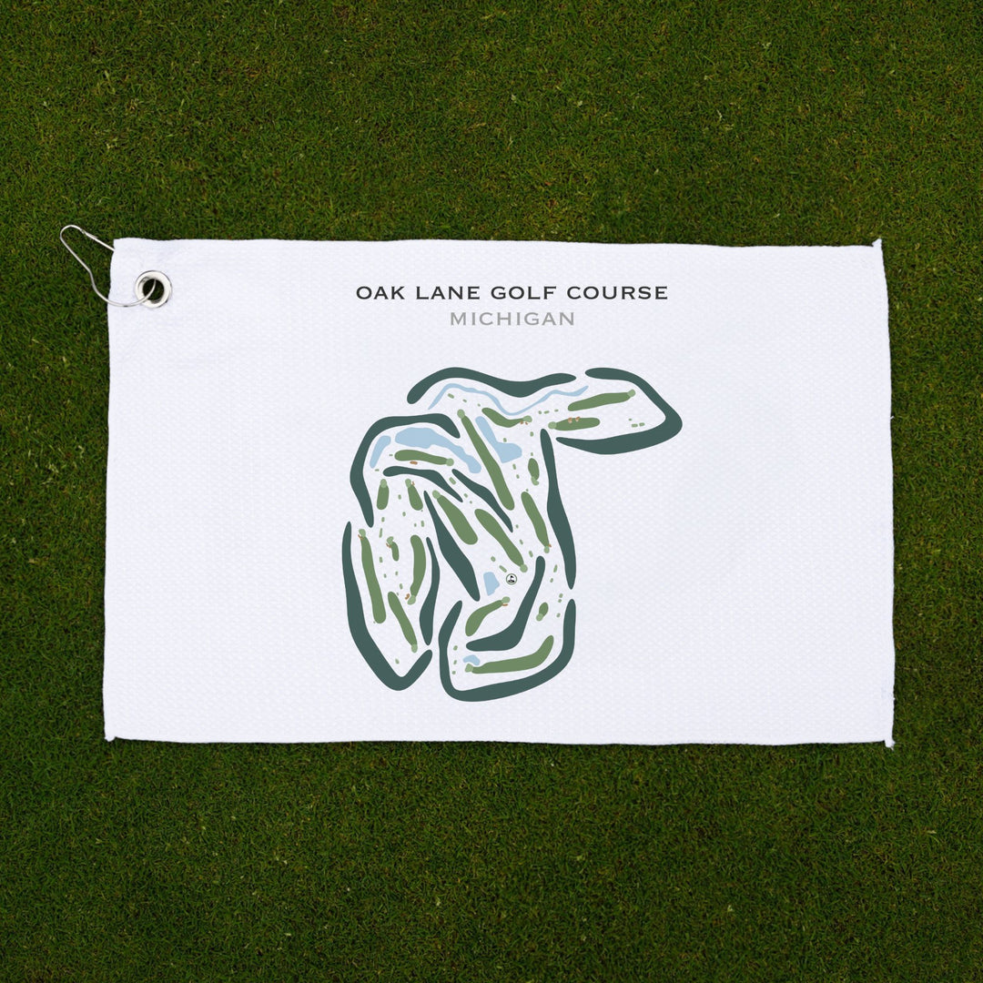 Oak Lane Golf Course, Michigan - Printed Golf Courses