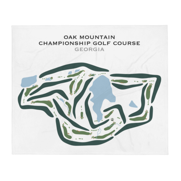 Oak Mountain Championship Golf Course, Georgia - Printed Golf Courses