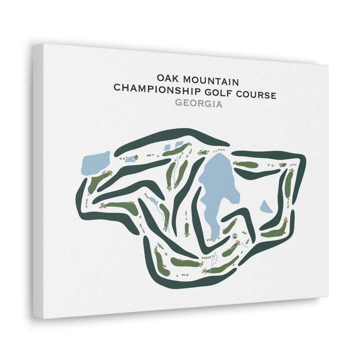 Oak Mountain Championship Golf Course, Georgia - Printed Golf Courses