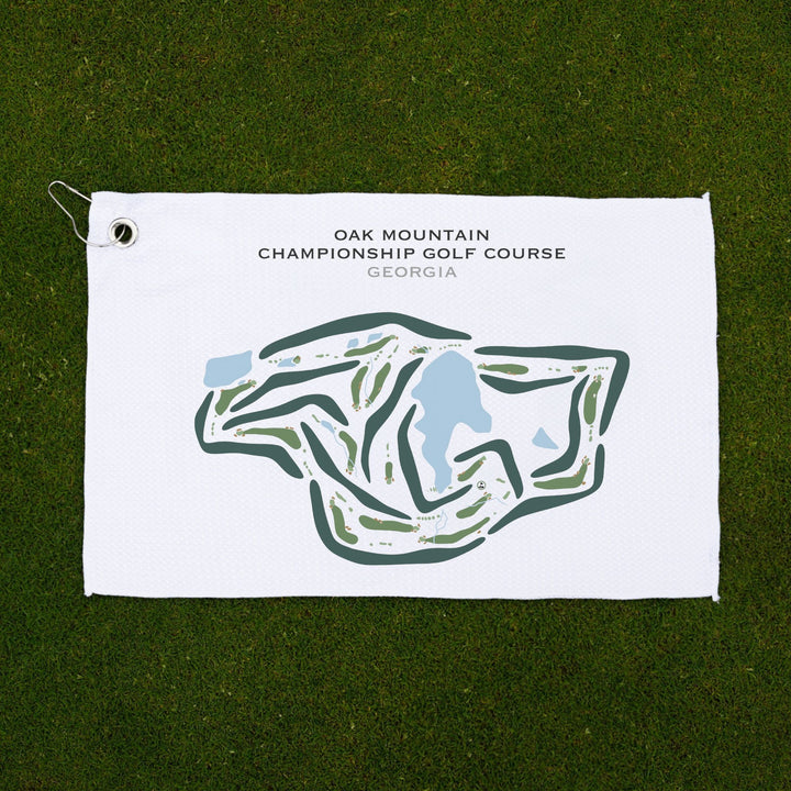 Oak Mountain Championship Golf Course, Georgia - Printed Golf Courses