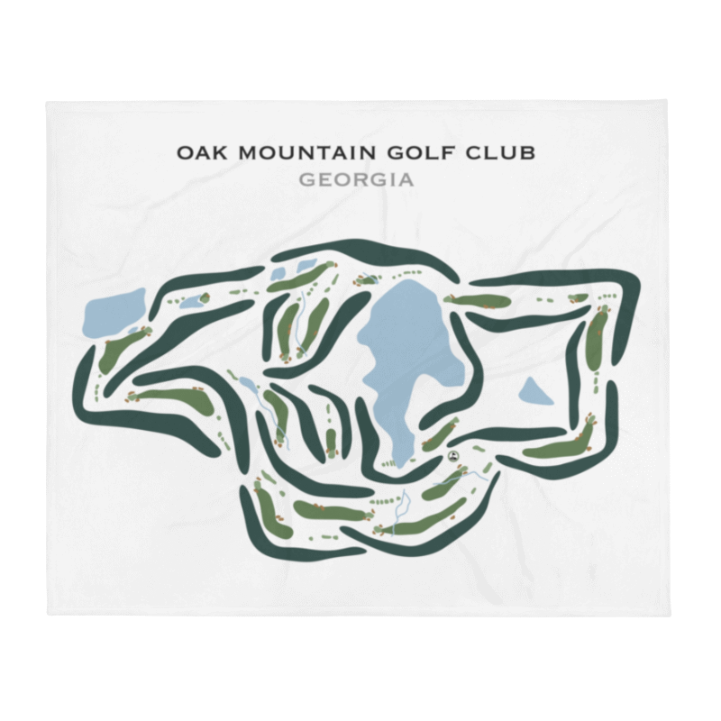 Oak Mountain Golf Club, Georgia - Printed Golf Courses