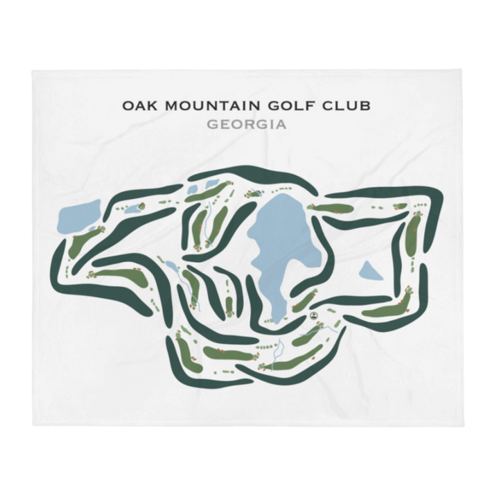 Oak Mountain Golf Club, Georgia - Printed Golf Courses