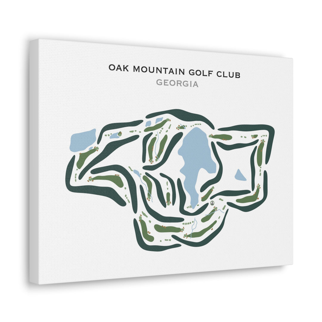 Oak Mountain Golf Club, Georgia - Printed Golf Courses