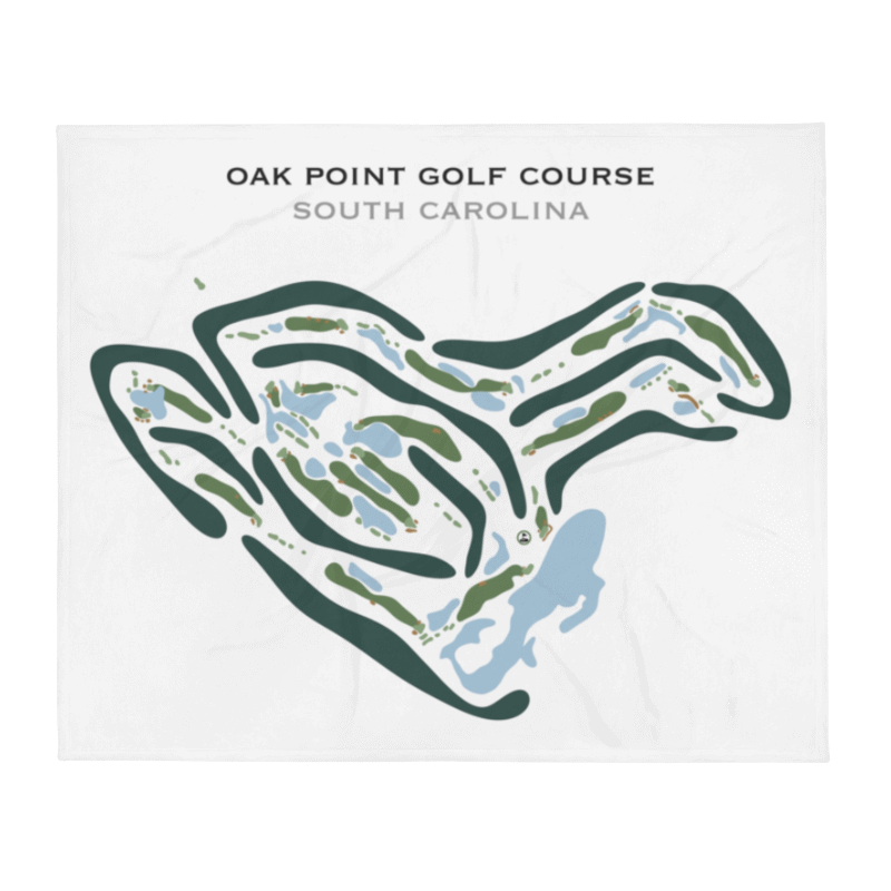 Oak Point Golf Course, South Carolina - Printed Golf Courses