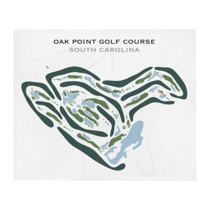 Oak Point Golf Course, South Carolina - Printed Golf Courses