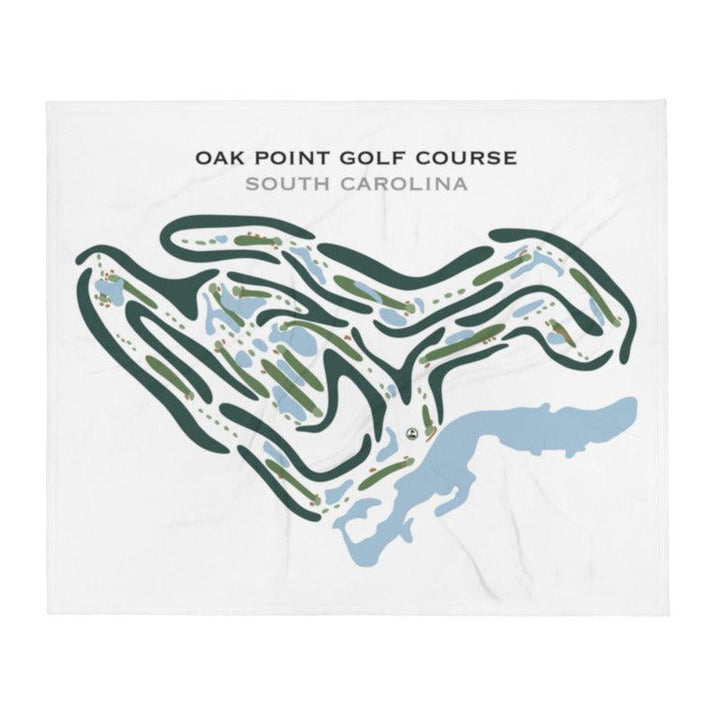 Oak Point Golf Course, South Carolina - Printed Golf Courses - Golf Course Prints