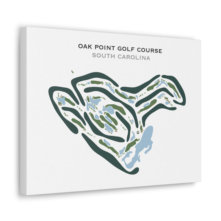 Oak Point Golf Course, South Carolina - Printed Golf Courses