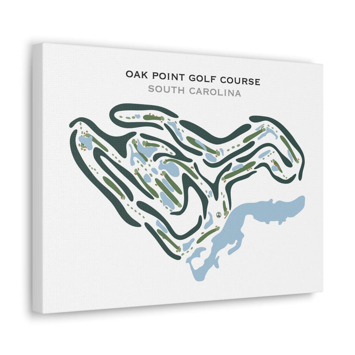 Oak Point Golf Course, South Carolina - Printed Golf Courses - Golf Course Prints