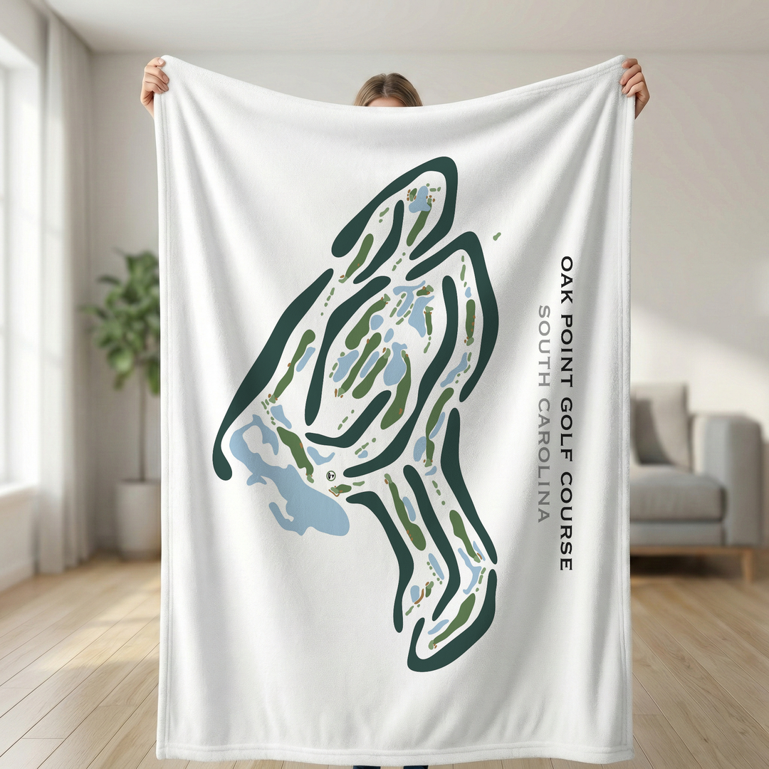 Oak Point Golf Course, South Carolina - Printed Golf Courses