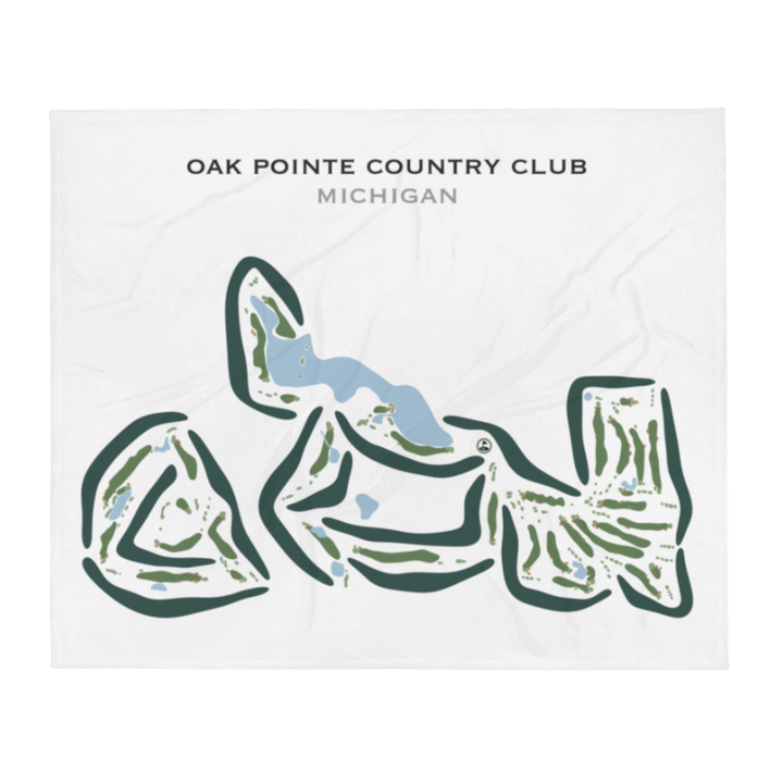 Oak Pointe Country Club, Michigan - Printed Golf Courses