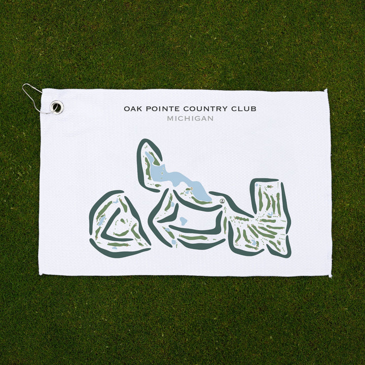 Oak Pointe Country Club, Michigan - Printed Golf Courses