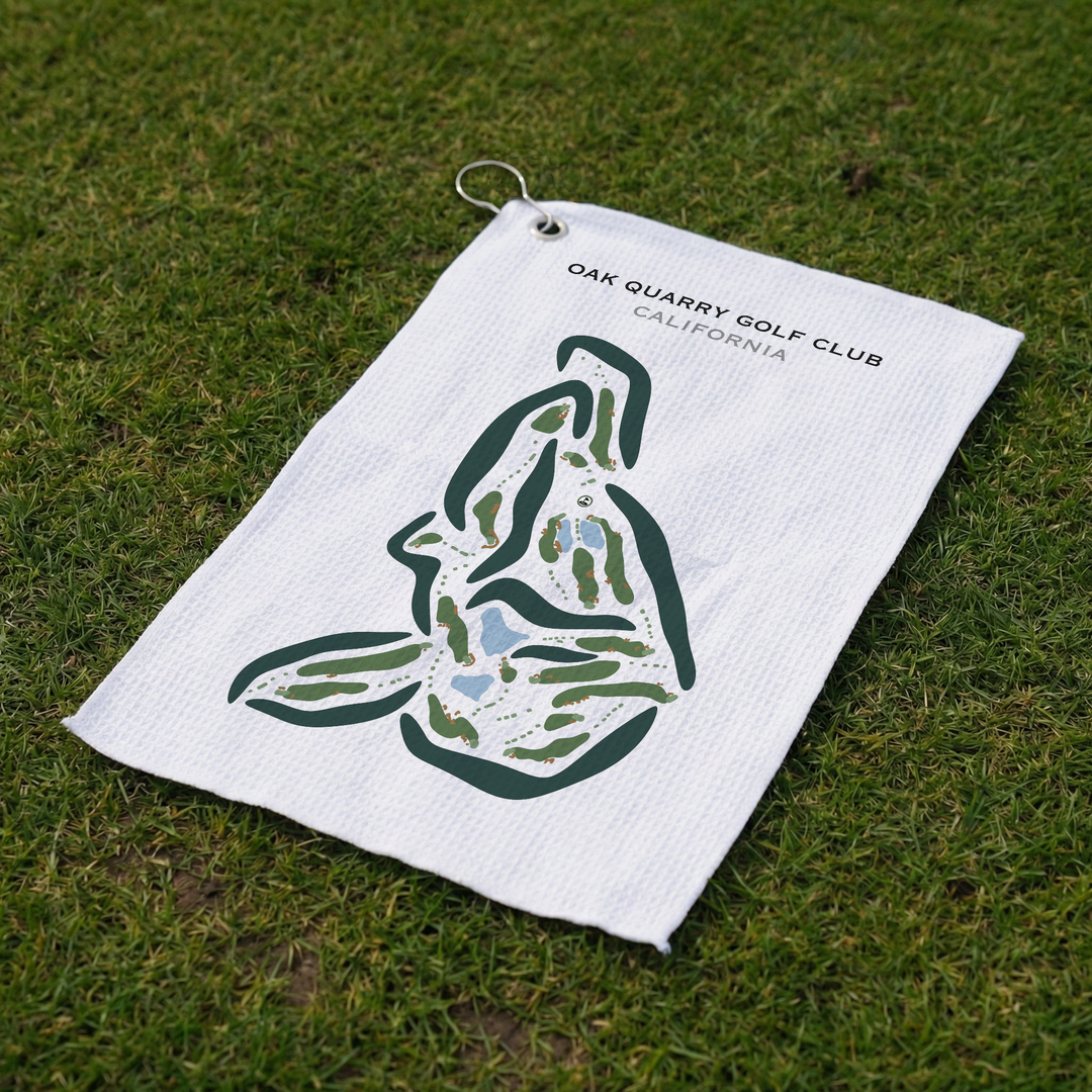 Oak Quarry Golf Club, California - Printed Golf Courses