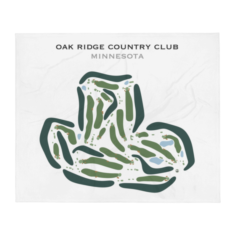 Oak Ridge Country Club, Minnesota - Printed Golf Courses