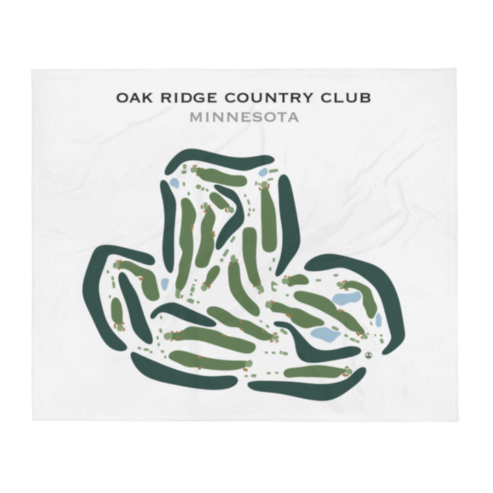 Oak Ridge Country Club, Minnesota - Printed Golf Courses