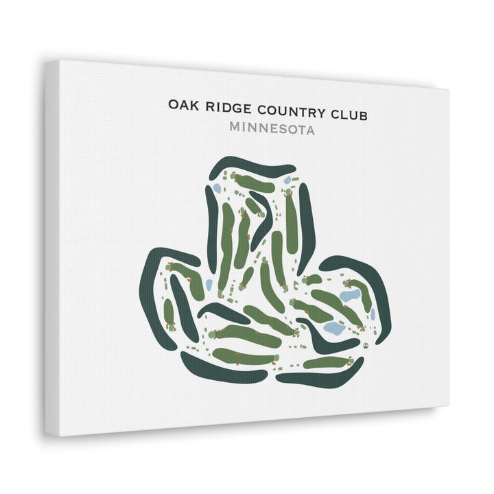 Oak Ridge Country Club, Minnesota - Printed Golf Courses