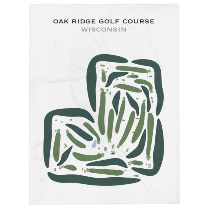 Oak Ridge Golf Course, Wisconsin - Printed Golf Courses
