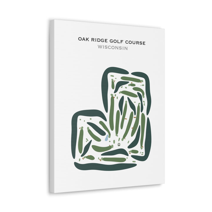 Oak Ridge Golf Course, Wisconsin - Printed Golf Courses