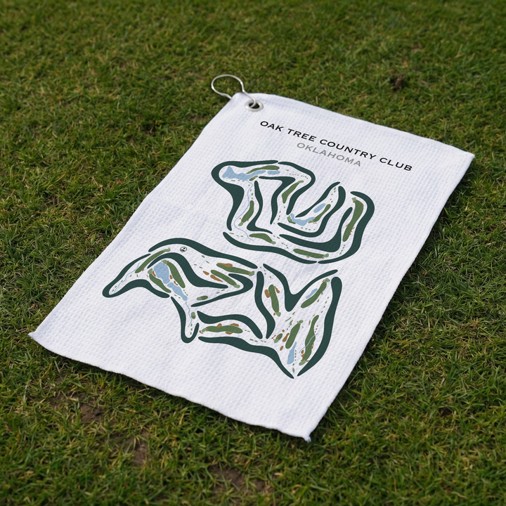 Oak tree Country Club, Oklahoma - Printed Golf Courses