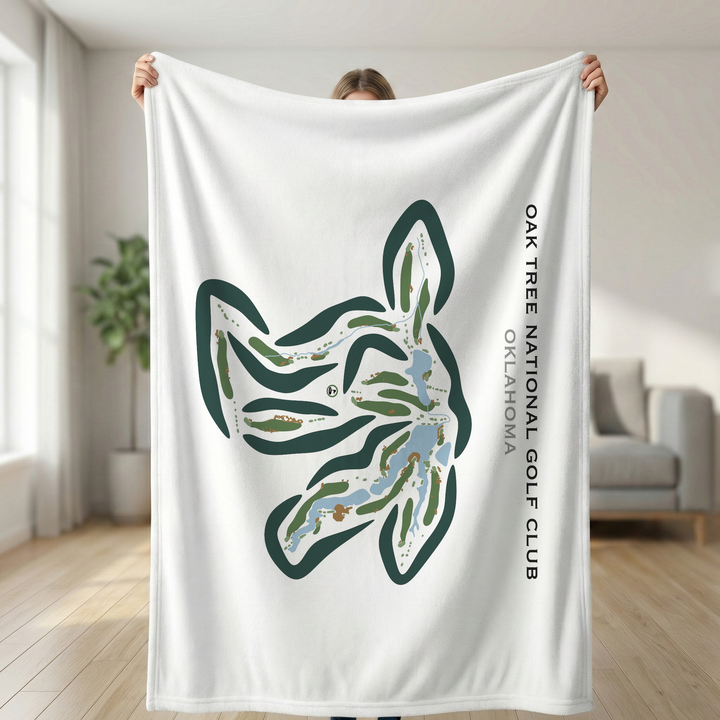 Oak Tree National, Oklahoma - Printed Golf Courses