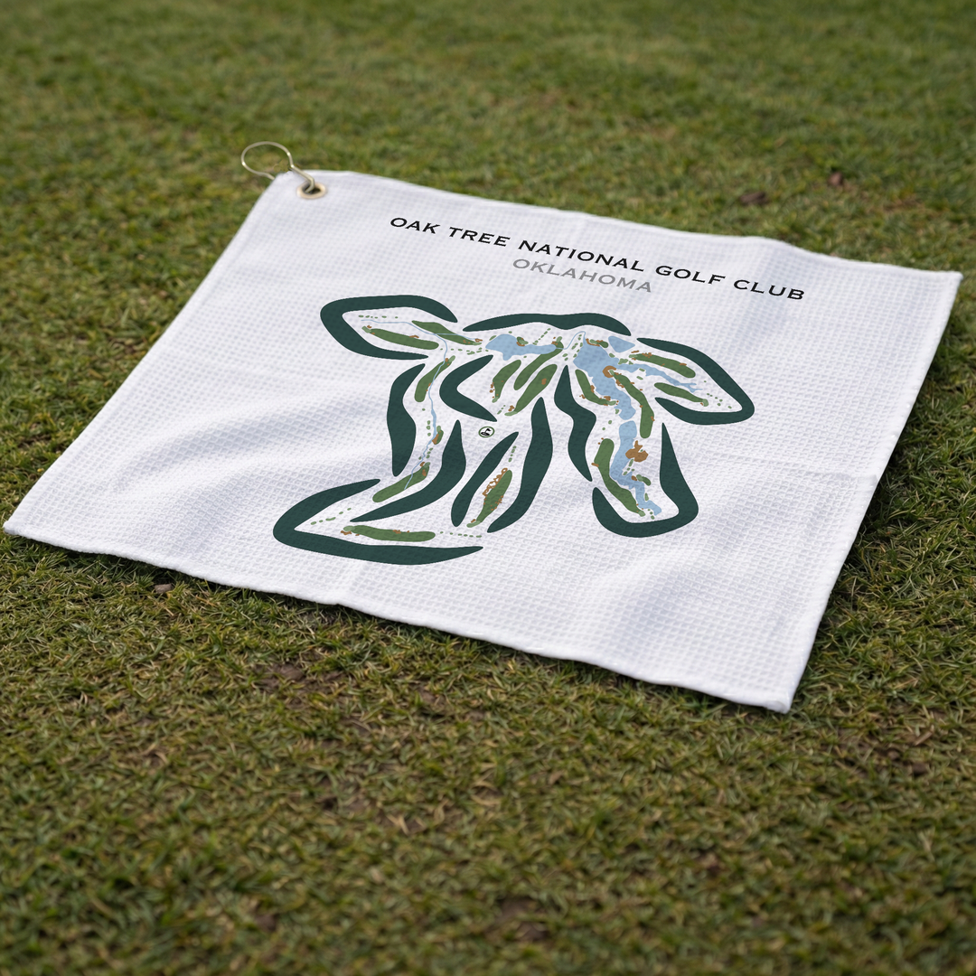 Oak Tree National Golf Club, Oklahoma - Printed Golf Courses