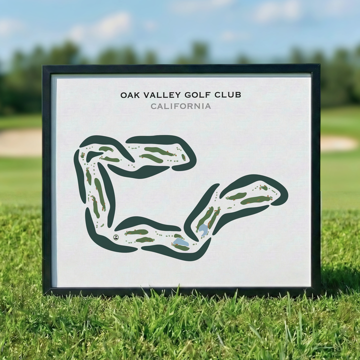 Oak Valley Golf Club, California - Printed Golf Courses