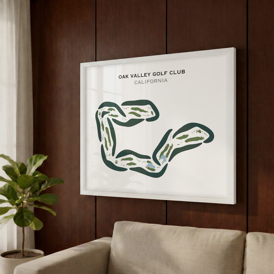 Oak Valley Golf Club, California - Printed Golf Courses