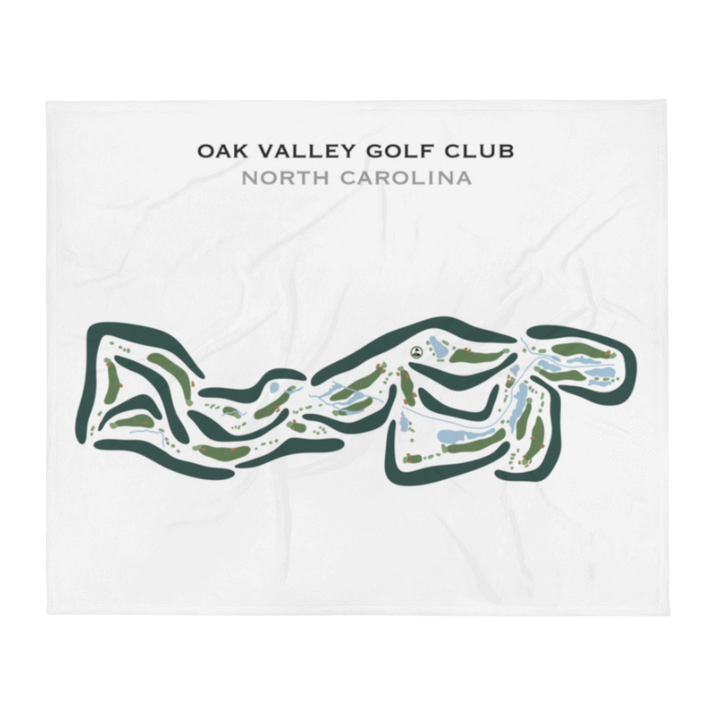 Oak Valley Golf Club, North Carolina - Printed Golf Courses