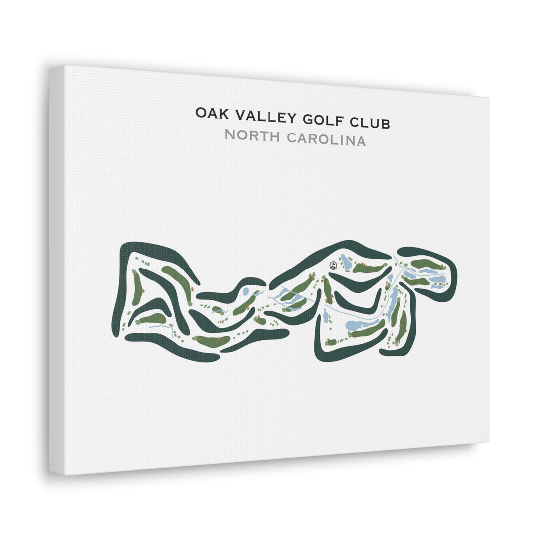 Oak Valley Golf Club, North Carolina - Printed Golf Courses