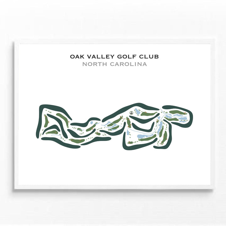 Oak Valley Golf Club, North Carolina - Printed Golf Courses